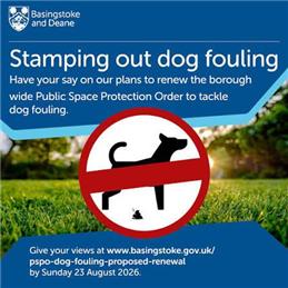 Have your say - Borough‑wide dog fouling order